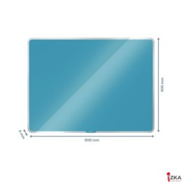 Szklana tablica magnetyczna Leitz Cosy 60x40cm, niebieska 70420061