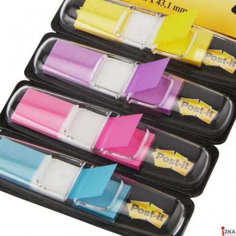 Zakładki indeksujące POST-IT 12x43mm neonowe 683-4AB 4x35szt 3M Zakładki indeksujące POST-IT 12x43mm neonowe 683-4AB 4x35szt 3M