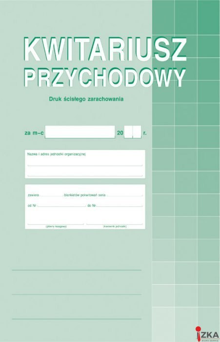 400-1 Kwitariusz przychodowy A4 30 kartek MICHALCZYK I PROKOP