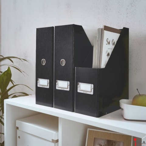Pojemnik na czasopisma czarny LEITZ Click & Store 60470095 Pojemnik na czasopisma czarny LEITZ Click & Store 60470095