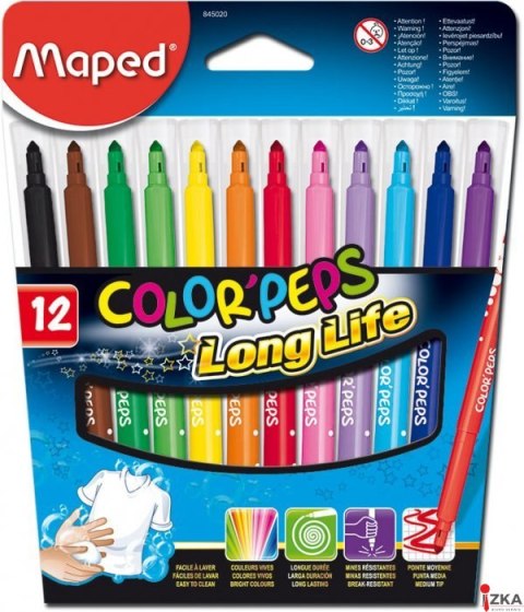 Flamastry 12kolorów COLORPEPS 845020 MAPED Flamastry 12kolorów COLORPEPS 845020 MAPED