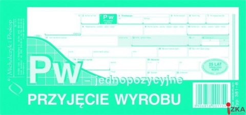 381-8 PW jednopozycyjne przyjęcie wyrobu MICHALCZYK I PROKOP (X)