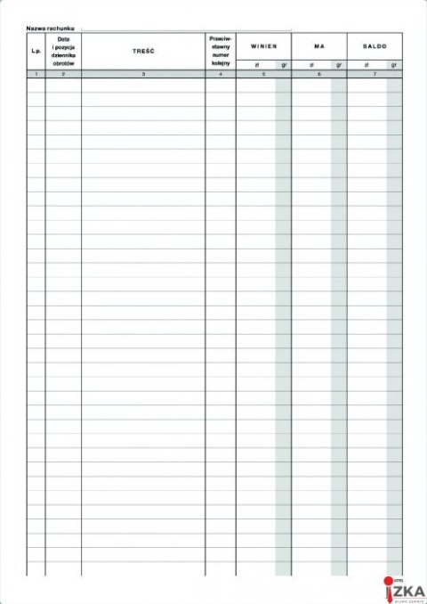 430-1 Księga kontowa A4 MICHALCZYK I PROKOP (X)