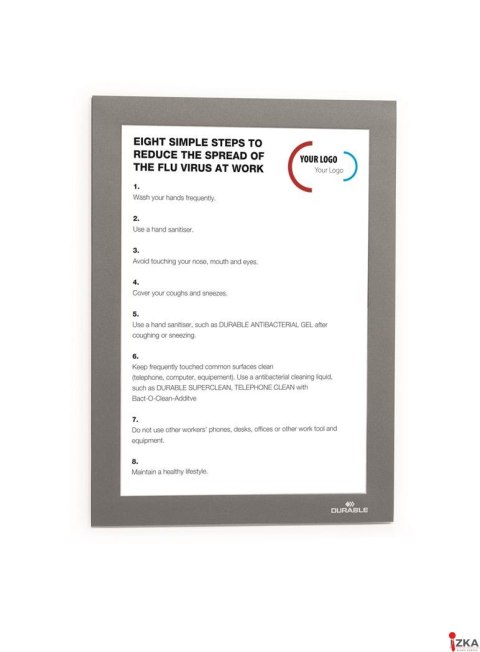 Ramki MAGAFRAME A5 srebrne (2sztuki) DURABLE 4871-23