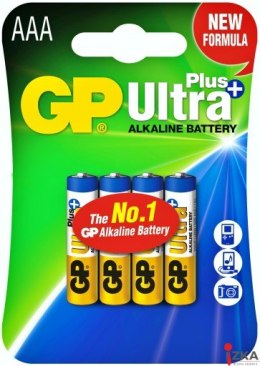 Bateria alkaliczna GP ULTRA PLUS LR03 AAA 1,5V (4) 24AUP-U4 (X)