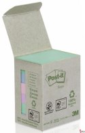 Bloczki ekologiczne POST-IT (653-1GB), 38x51mm, 6x100 kart., mix kolorów