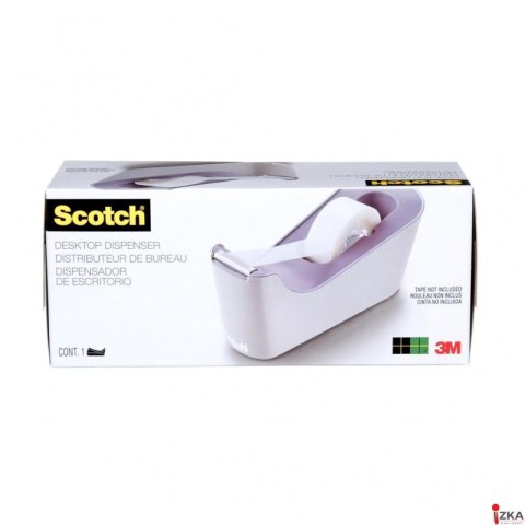 Dyspenser do taśm SCOTCH (C-18L), w zestawie taśma Magic 19mmx33m, lawendowy (X)