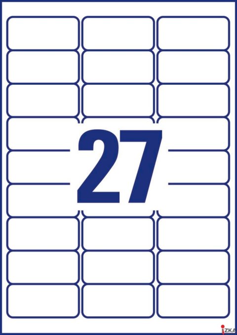 Etykiety do trudnych powierzchni L7874-20 63,5x29,6 20 ark., papierowe, Avery Zweckform