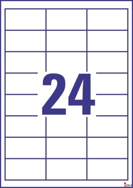 Etykiety uniwersalne 6172 64,6 x 33,8 30 ark. Trwałe, białe Avery Zweckform