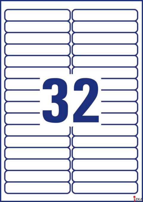 Etykiety uniwersalne L6031REV-25 96 x 16,9 30ark Usuwalne, Avery Zweckform