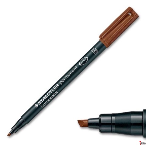 Foliopis Lumocolor, B, wodoodporny, brązowy, Staedtler S 314-7