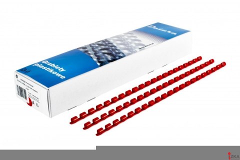 Grzbiet do bindowania DOTTS 16mm (100szt) czerwony Grzbiet do bindowania DOTTS 16mm (100szt) czerwony