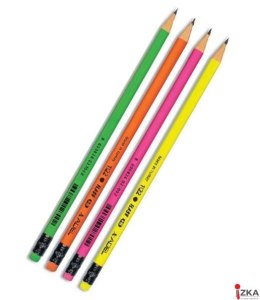Ołówek z gumką ADEL neon Flash 1122 (X)