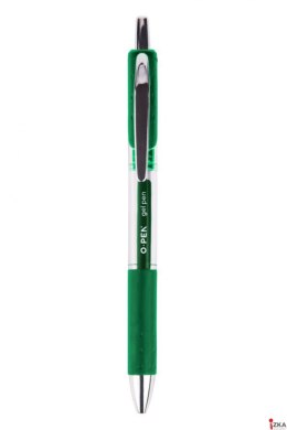 Pióra żelowe G289 zielone 0.5 automatyczne AMA1289823 OPEN długopis żelowy (X)