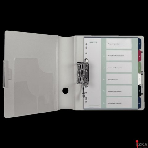 Przekładki plast. do nadruku tekstu na kartę, Leitz Style, 1-6 12360000 (X)