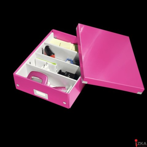 Pudełko z przegródkami LEITZ C&S duże różowe 60580023