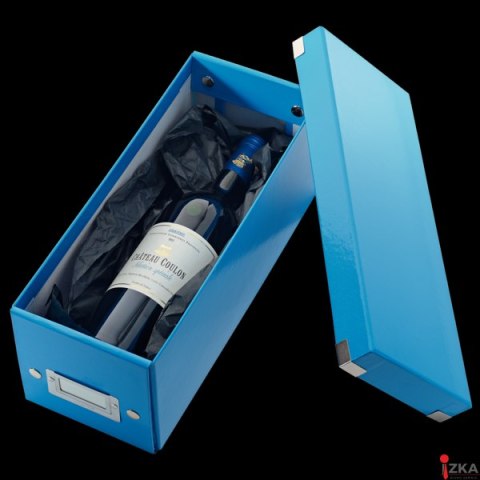 Pudło LEITZ C&S na CD WOW niebieskie 60410036