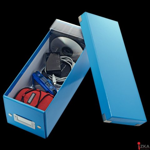 Pudło LEITZ C&S na CD WOW niebieskie 60410036