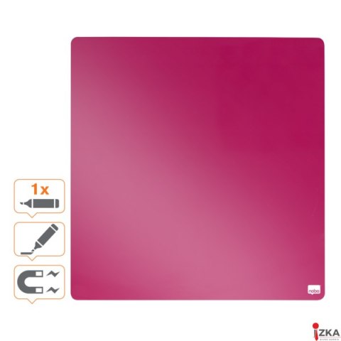 Tabliczka magnetyczna REXEL 360x360mm różowa 1903803 1903803
