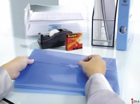 Taśma biurowa SCOTCH_ Crystal Clear (600), transparentna, 19mm, 10m (X)