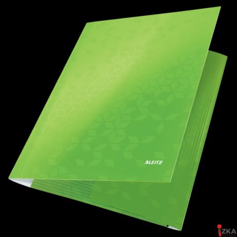 Teczka kartonowa z gumką LEITZ jasno zielona WOW 39820054