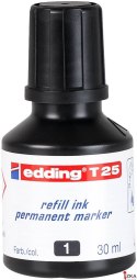 Tusz do markerów permanentny 30ml czarny ED-T-25001 25/001 EDDING (X)
