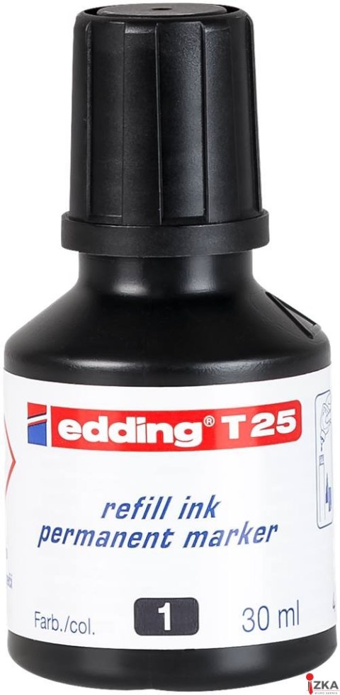Tusz do markerów permanentny 30ml czarny ED-T-25001 25/001 EDDING (X)