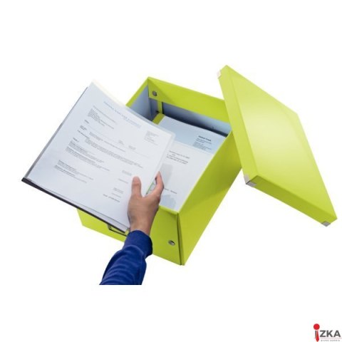 Pudło_ LEITZ C&S uniwersalne średnie WOW zielone 60440064