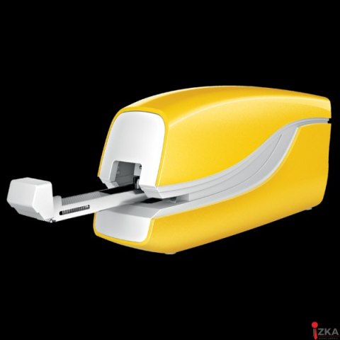 Zszywacz elektryczny na baterie WOW, żółty, 3 lata gwarancji, 10 kartek 55661016 LEITZ