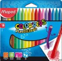 Kredki plastikowe Colorpeps 18 kolorów 862012 MAPED (X)