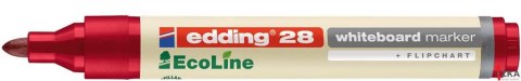Marker EDDING do tablic ekologiczny okrągła końcówka czerwony 28/002/cz ed (X)