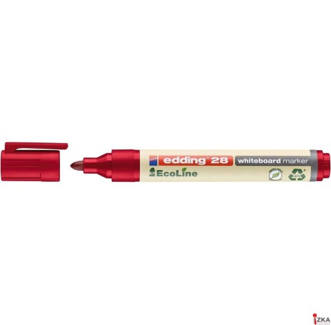 Marker EDDING do tablic ekologiczny okrągła końcówka czerwony 28/002/cz ed (X)