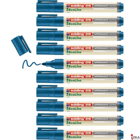 Marker EDDING do tablic ekologiczny okrągła końcówka niebieski 28/003/n ed (X)