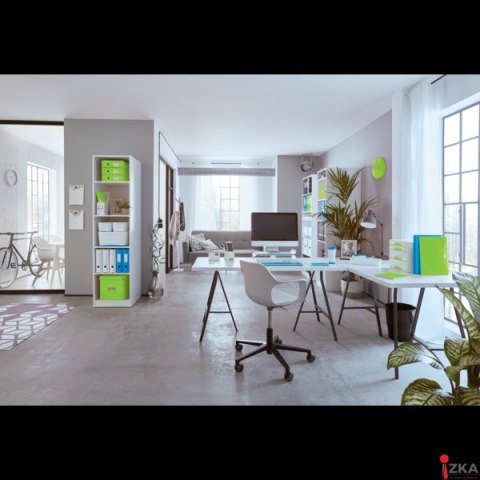 Teczka z gumką PP Leitz WOW, 15 mm, zielona 45990054