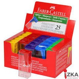 Temperówka plasitkowa KONTENER ICE mix kolor 581526 FABER-CASTELL (X)