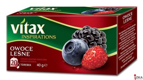 Herbata VITAX INSPIRATIONS OWOCE LEŚNE 20t*2g zawieszka