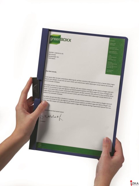 Skoroszyt DURABLE DURACLIP Original 30 granatowy 2200-07