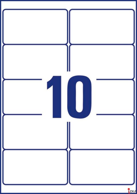 Etykiety Crystal Clear L7783-25 96 x 50,8 25 ark przezroczyste Avery Zweckform