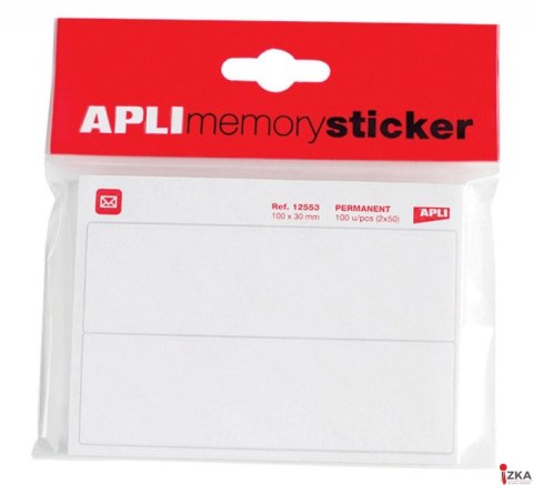 Etykiety-blocz.AP12553 100*30 100szt APLI (X)