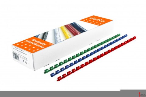 Grzbiety do bindowania DOTTS 5 mm zielone, opakowanie 100 szt.