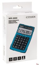 Kalkulator wodoodporny CITIZEN WR-3000, 152x105mm, niebieski (X)