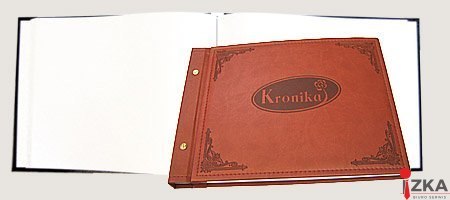 Kronika 345x255 poziomaTS bordo skóropodobna 319-069 WARTA