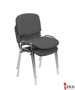 Krzesło konferencyjne ISO black CU-32 zielone (X)