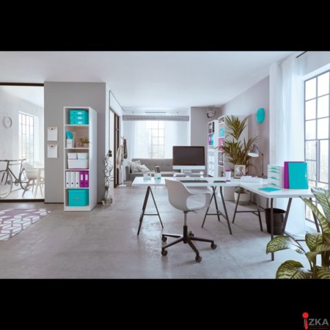 Półka na dokumenty Leitz WOW dwukolorowa, fioletowa 53611062