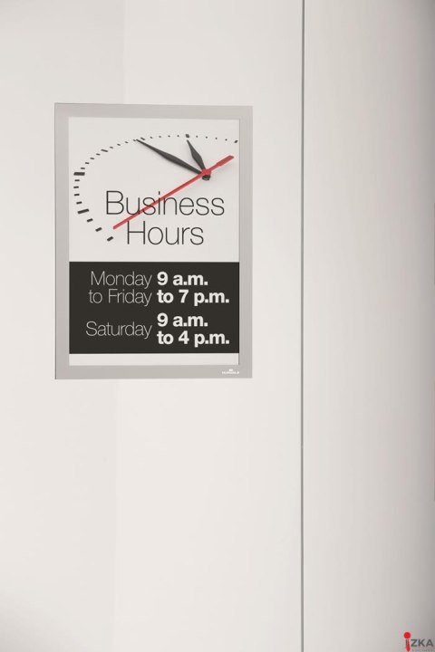 Ramka plakatowa DURAFRAME SUN A4 srebrna (2) 484123 DURABLE