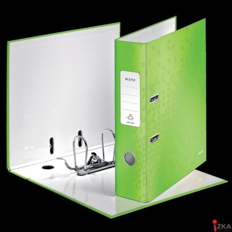 Segregator z mechanizmem WOW Leitz 180, A4/80mm, zielony 10050054