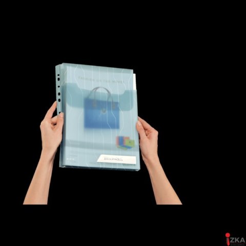 Folder Leitz Combifile, poszerzany, niebieski, folia 3 szt., 200 mic., 47270035 (X)