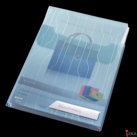 Folder Leitz Combifile, poszerzany, niebieski, folia 3 szt., 200 mic., 47270035 (X)