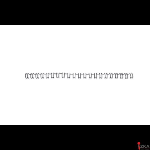 Grzbiety drutowe GBC A4 21L 12mm czarne (100szt) IB165320