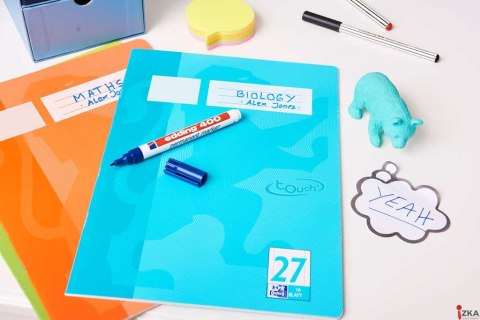 Marker permanentny e-400 EDDING, 1mm, niebieski